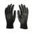 Munkavédelmi  Kesztyű Fekete PU mártott 6040  10/XL