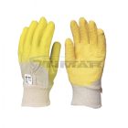 Munkavédelmi  Kesztyű Sárga latex mártott, érdesített 3800  10/XL