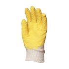 Munkavédelmi  Kesztyű Sárga latex mártott, érdesített 3800  10/XL