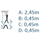 Krause MONTO Treppy lépcsőfokos fellépő 2x2 fokos (130013)