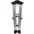 Krause MONTO Rolly gurítható lépcsőfokos fellépő 2x2 fokos alu (130037)