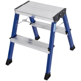   Krause MONTO Rolly gurítható lépcsőfokos fellépő 2x2 fokos kék (130082)