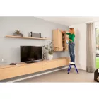 Krause MONTO Rolly gurítható lépcsőfokos fellépő 2x2 fokos kék (130082)