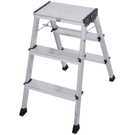   Krause MONTO Rolly gurítható lépcsőfokos fellépő 2x3 fokos alu 130068