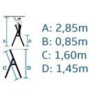 Krause MONTO Secury lépcsőfokos fellépő 4 fokos 126528
