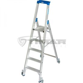   Krause STABILO Gurítható lépcsőfokos állólétra 5 fokos (124623)