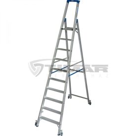   Krause STABILO Gurítható lépcsőfokos állólétra 10 fokos (124661)