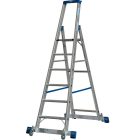 Krause STABILO Gurítható lépcsőfokos állólétra kitámasztóval 6 fokos (127303)