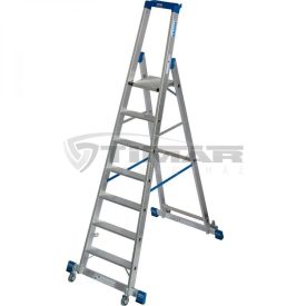   Krause STABILO Gurítható lépcsőfokos állólétra kitámasztóval 7 fokos (127310)