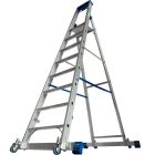 Krause STABILO Gurítható lépcsőfokos állólétra kitámasztóval 8 fokos (127327)