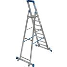 Krause STABILO Gurítható lépcsőfokos állólétra kitámasztóval 8 fokos (127327)