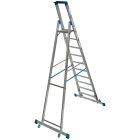 Krause STABILO Gurítható lépcsőfokos állólétra kitámasztóval 10 fokos (127341)