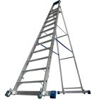 Krause STABILO Gurítható lépcsőfokos állólétra kitámasztóval 12 fokos (127365)