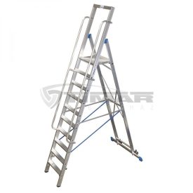   Krause STABILO Lépcsőfokos állólétra nagy dobogóval 10 fokos (127808)