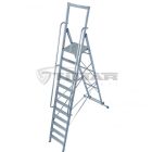 Krause STABILO Lépcsőfokos állólétra nagy dobogóval 12 fokos (127822)