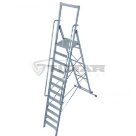   Krause STABILO Lépcsőfokos állólétra nagy dobogóval 12 fokos (127822)