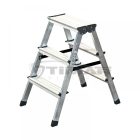 Krause MONTO Dopplo két oldalon járható lépcsőfokos állólétra 2x3 fokos 120328