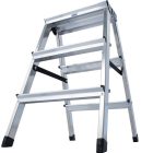 Krause MONTO Dopplo két oldalon járható lépcsőfokos állólétra 2x3 fokos 120328