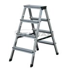 Krause MONTO Dopplo két oldalon járható lépcsőfokos állólétra 2x4 fokos 120335