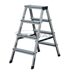   Krause MONTO Dopplo két oldalon járható lépcsőfokos állólétra 2x4 fokos 120335