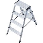 Krause MONTO Dopplo két oldalon járható lépcsőfokos állólétra 2x4 fokos 120335