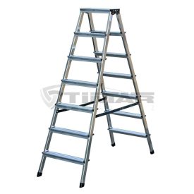   Krause MONTO Dopplo két oldalon járható lépcsőfokos állólétra 2x7 fokos 120366