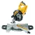 DeWalt  DWS774-QS Gérvágó, dönthető, kihúzható 1400W