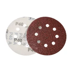   Fíbertárcsa Tépőzáras korund szemcsés 125mm/P80 8 furat (010502-0013)