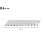 OLFA  Tartalék penge hullámos éllel (nem törhető) 18mm/100mm/0,5mm (3db, bliszteres)  LWB-3B
