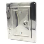 Kéményajtó saválló fényes 120x180mm