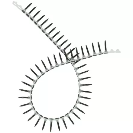 Hikoki 754609 Szalagtáras gipszkarton csavar FÉMHEZ, 3,6x55mm, finom menetes /1000db