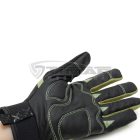 Munkavédelmi  Kesztyű Eurolite MX200 Fekete-olajzöld PU mártott tenyér, fogásbiztos 1MEDX00010  10/XL