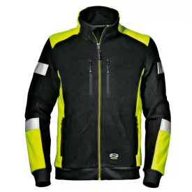  Munkavédelmi  Pulóver Sir Safety Comfort M-es fekete, cipzáros SSY-MC3128ZG