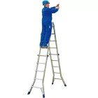 Krause STABILO Teleszkópos csuklós létra 4x5 fokos (133960)