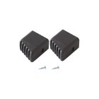 Krause MONTO Lábdugó secury 33x20 (211415) már fekete színű