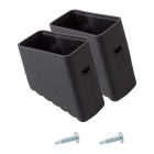 Krause MONTO Lábdugó fekete 40x20 (211422)