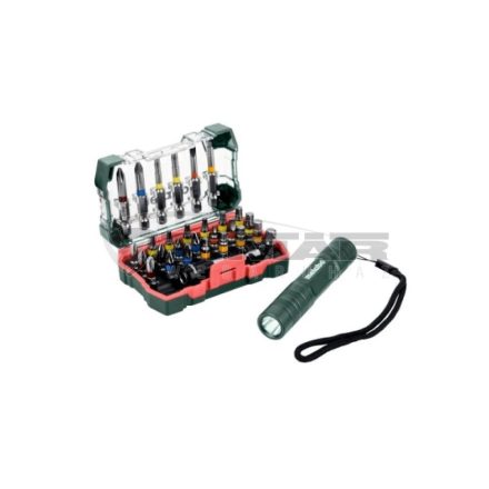 METABO  626721000 Bit-kox készlet 29 részes + zseblámpa