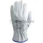 Munkavédelmi  Kesztyű szürke, bivalybőr tenyér, marhahasíték kézhát 1241  11/XXL