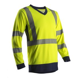   Munkavédelmi  Hosszú ujjú HI-VIZ SUNO S-es jólláthatósági sárga 7SUNYS