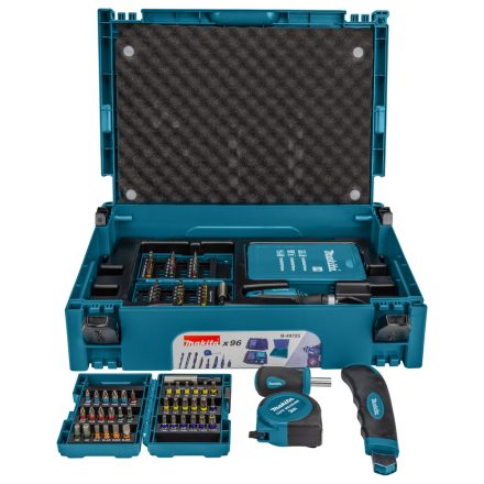 Makita  B-49725 Fúró- Csavarbehajtó készlet 96db-os+MAKPAK