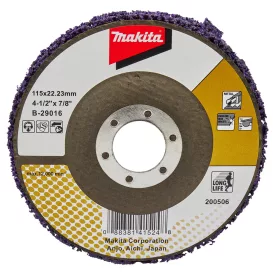   Makita  B-29016 Tisztítótárcsa lila, üvegszálas 115x22,23mm