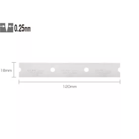   OLFA  Tartalék penge kaparóhoz 18mm/120mm/0,25mm (30db, bliszteres)  GSB-1S