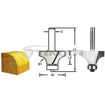 Makita  D-48393 Gömbölyítő csapágyas kés, befogó:8 átmérő:28,6 munkahossz:7,9