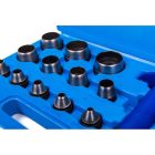 BGS-566 Kézi lyukasztó készlet, 14 részes, 5-35mm