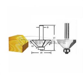   Makita  D-48692 Fóz kés, befogó:8 átmérő: 34,9 munkahossz: 16