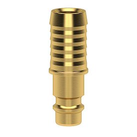   LÜDECKE Gyorscsatlakozó dugó tömlővéges  9mm réz (ES9S)