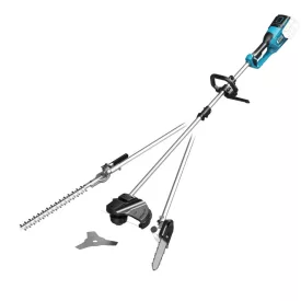   Dedra SAS+ALL DED7193V Akkus kerti multifunkciós gép, feltétekkel 2x18V akku, töltő nélkül