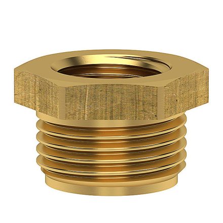 LÜDECKE Redukáló elem 1/4˝ BM – 3/8˝ KM réz (R48N)