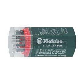 METABO  627190000 Univerzális fúrókészlet 18 részes
