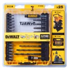 DeWalt DT70708-QZ Fúrószár és bitkészlet, 25részes